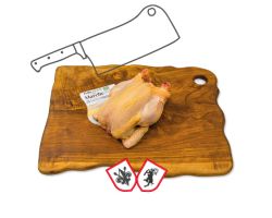 Pollo allevato a terra NO OGM